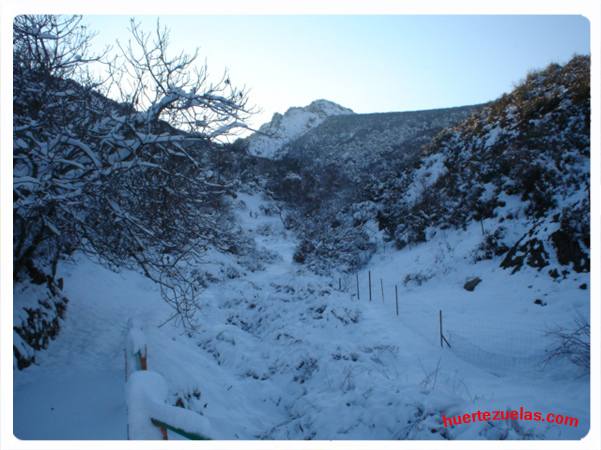 Camino a La Lastra Nevado